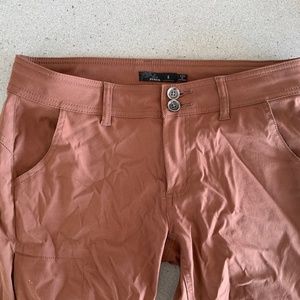 Womens Prana Hiking Pants in Terracotta